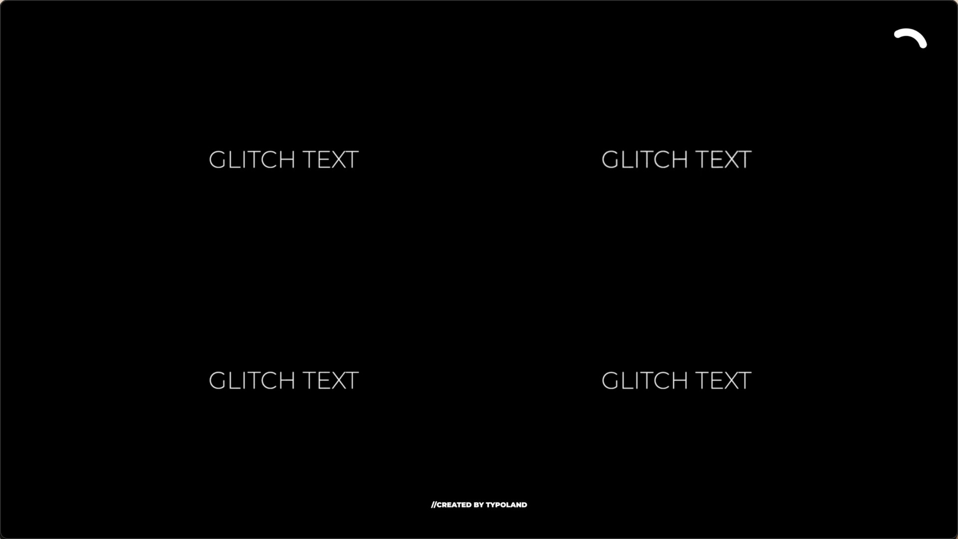 FCPX插件：信号损坏文字标题字幕动画Glitch Text Animations