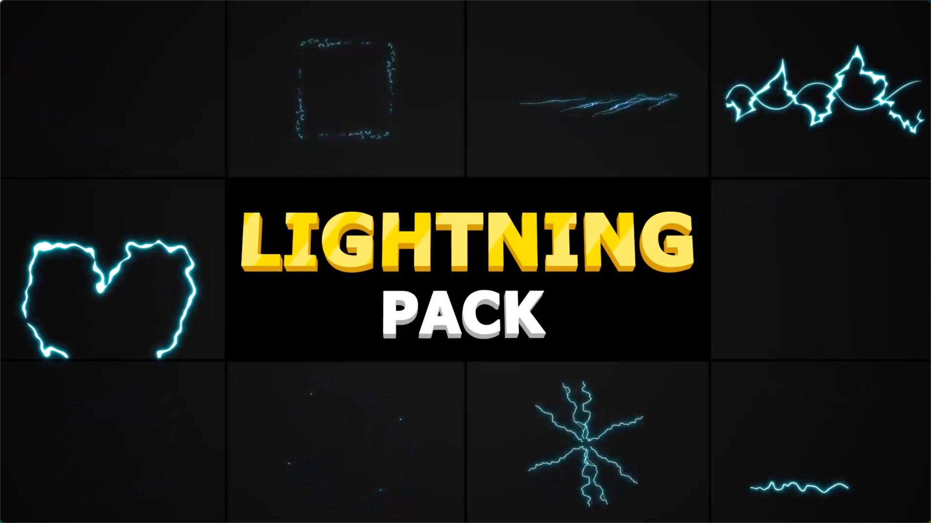 FCPX转场/发生器插件Lightning Pack for Mac(闪电特效模板)