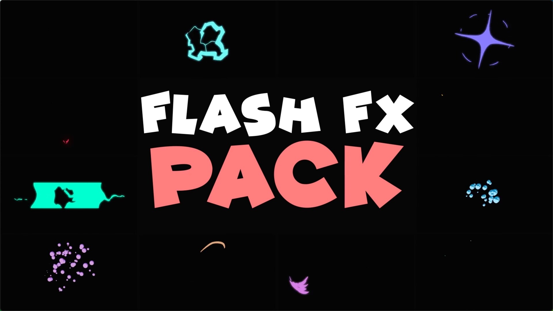 FCPX插件Flash FX Elements for Mac(电力元素和能量动画模板)