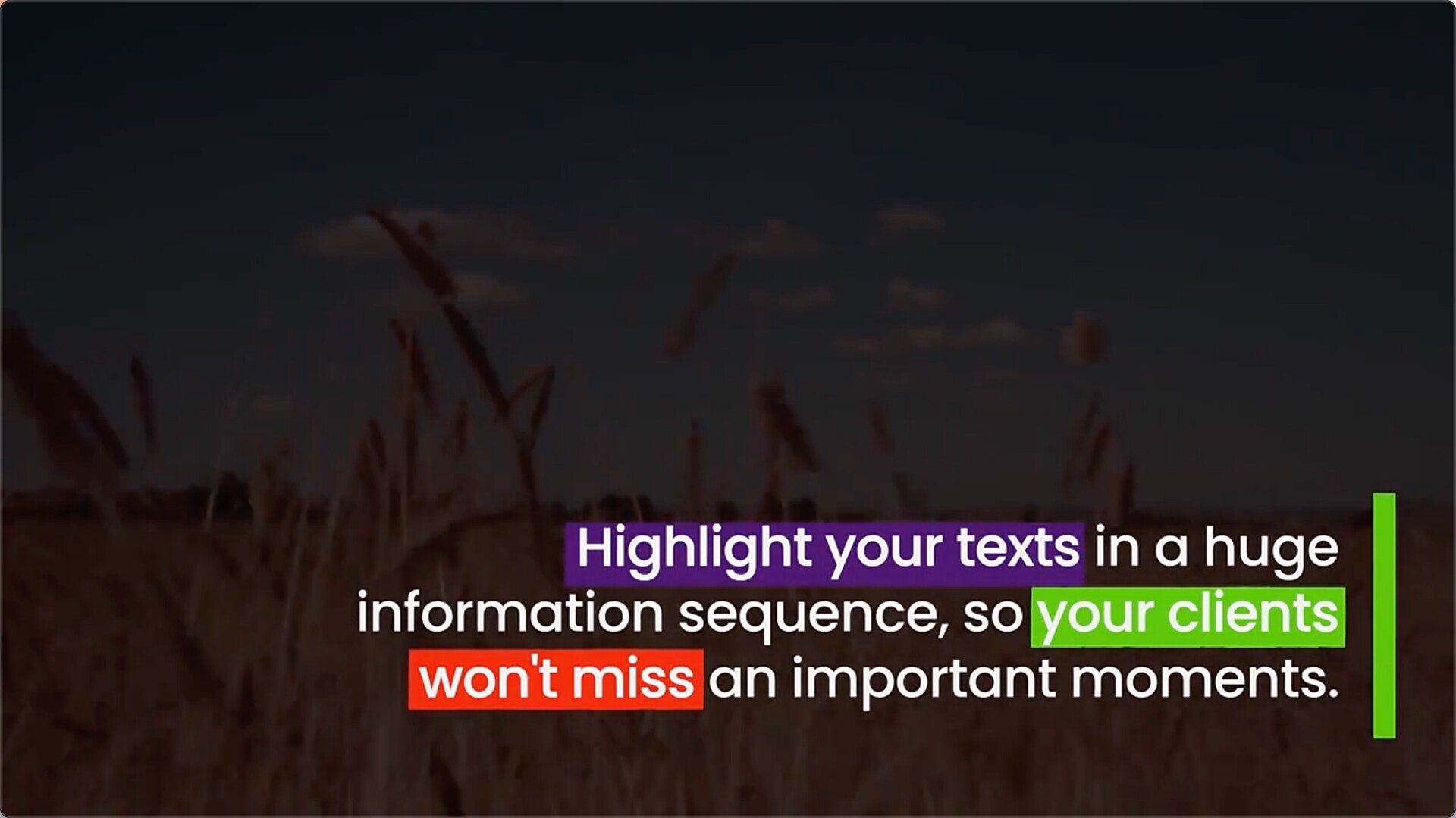 FCPX插件-36个高亮突出勾画显示文字标题动画 Highlight Texts – Explainer