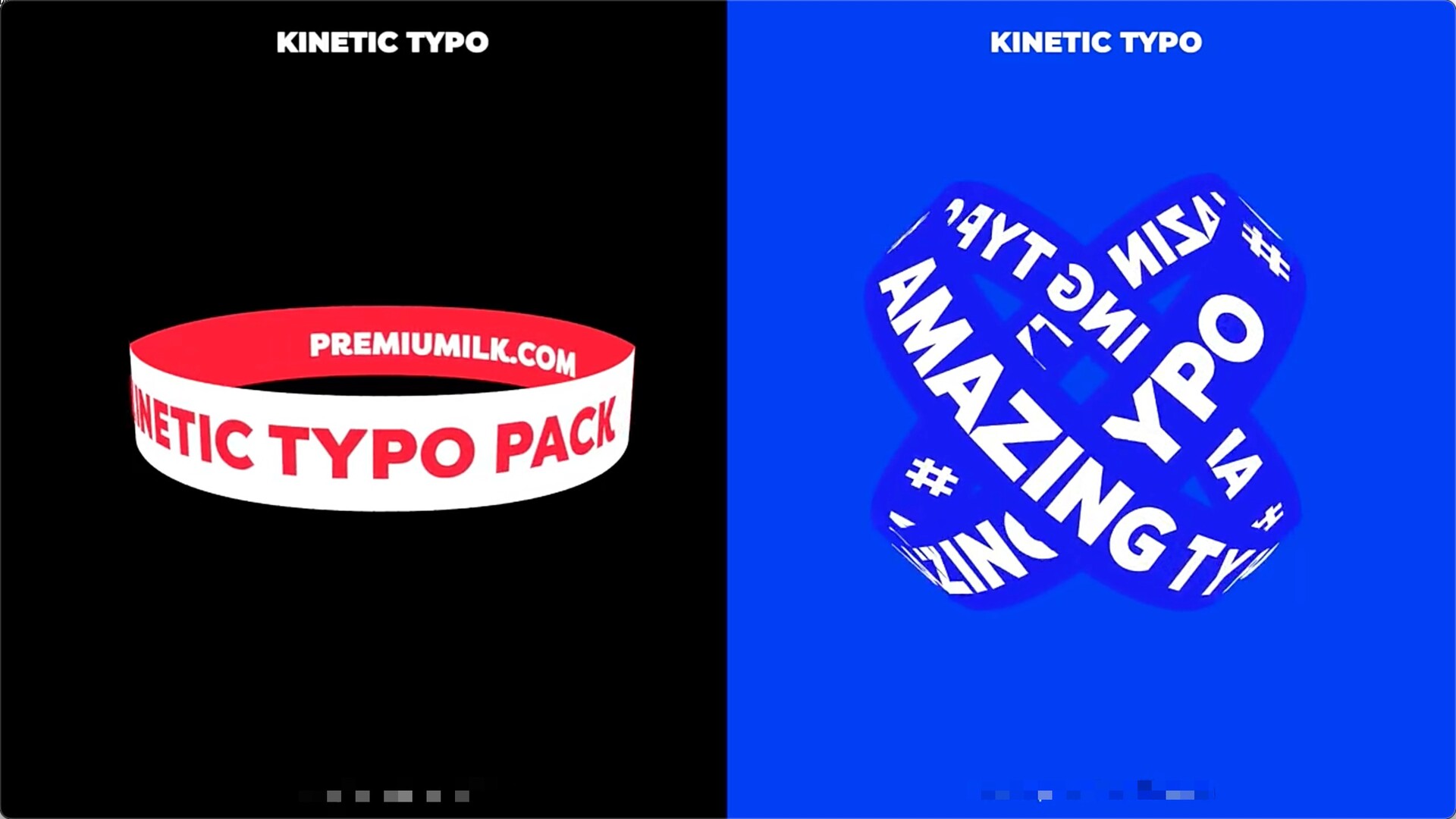 FCPX插件-100种创意海报文字标题动态排版循环动画 Kinetic Typography Pack