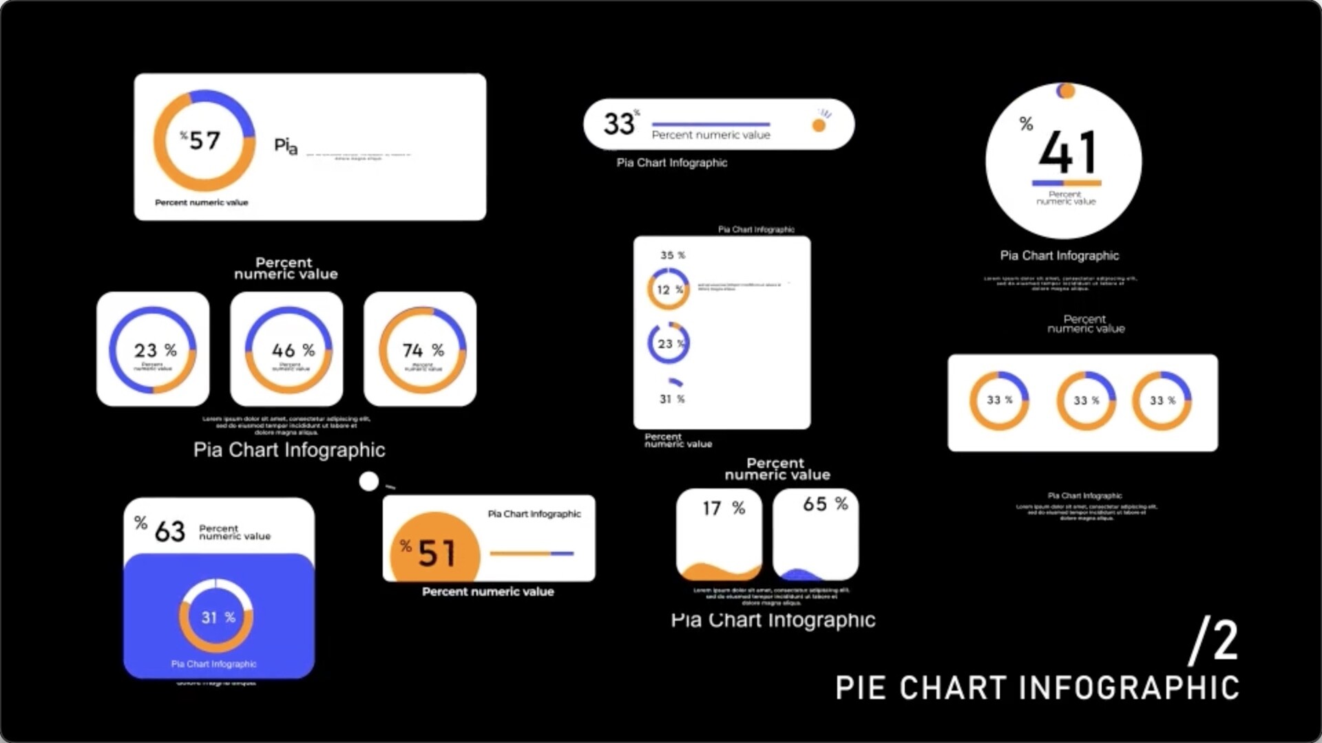 Pie Chart Infographics for Mac(饼图信息图表展示效果Pr预设)