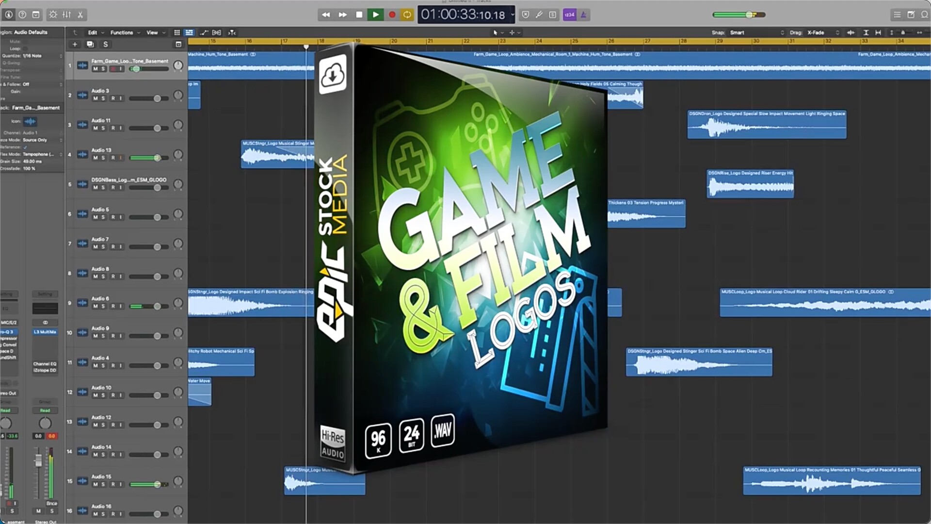 音效-400个游戏电影LOGO标志转场音效 Game and Film Logo Transitions