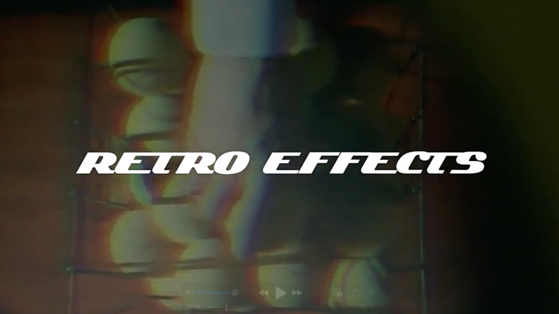 FCPX插件-20种怀旧复古老电影边框视觉特效 Retro Effects