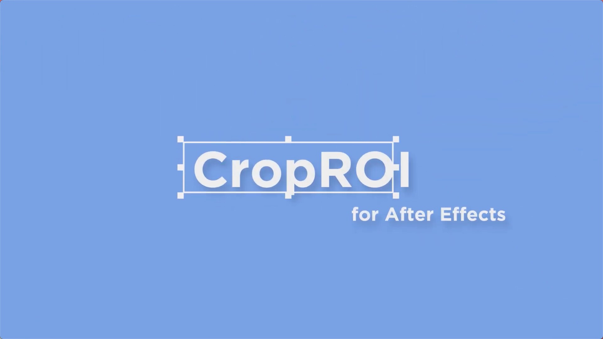预合成自定义区域裁剪AE脚本CropROI for Mac
