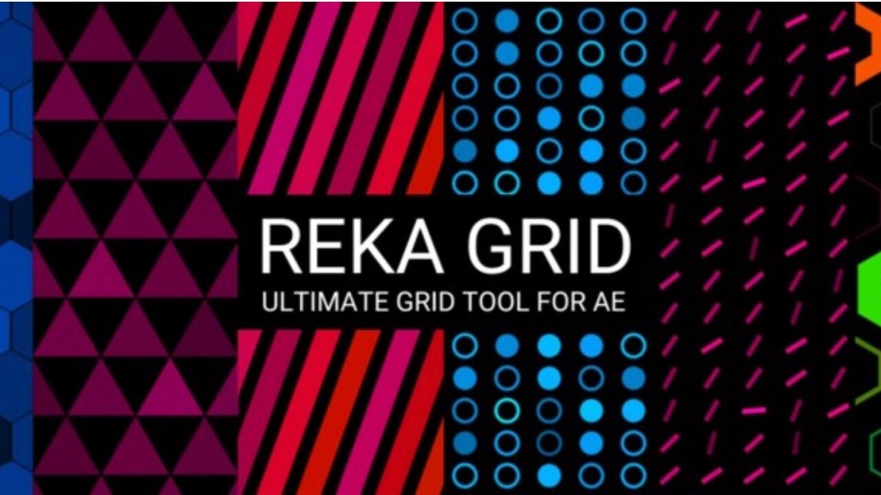 AE插件：AEScripts Reka Grid Mac(动画网格)