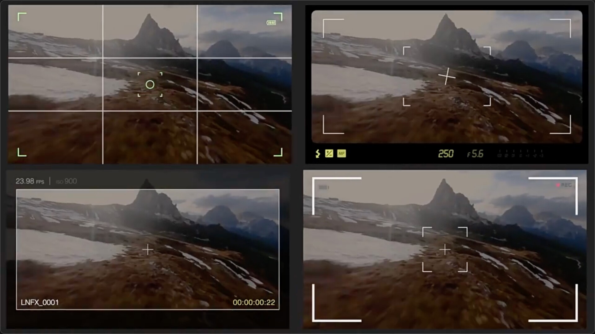 FCPX插件：48个3D摄像机运镜视频基础调色模糊取景框预设LenoFX Camera Movements