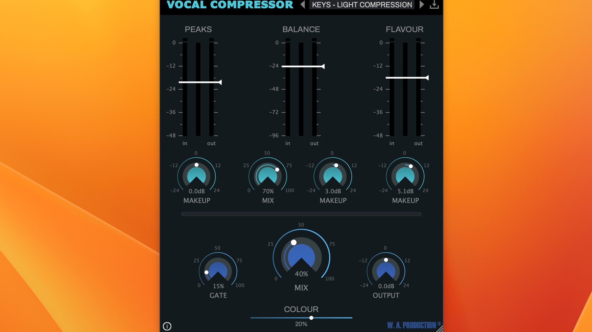 W.A. Production Vocal Compressor for Mac(人声压缩器)