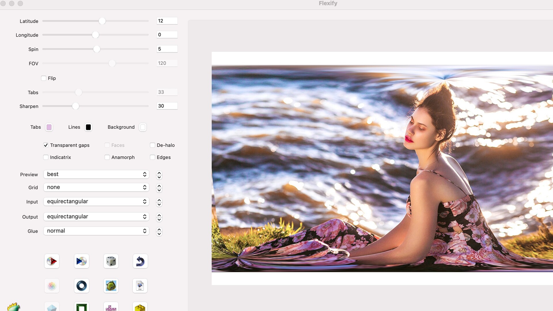 Flaming Pear Flexify 2 for Mac(Photoshop全景图弯曲滤镜插件) 