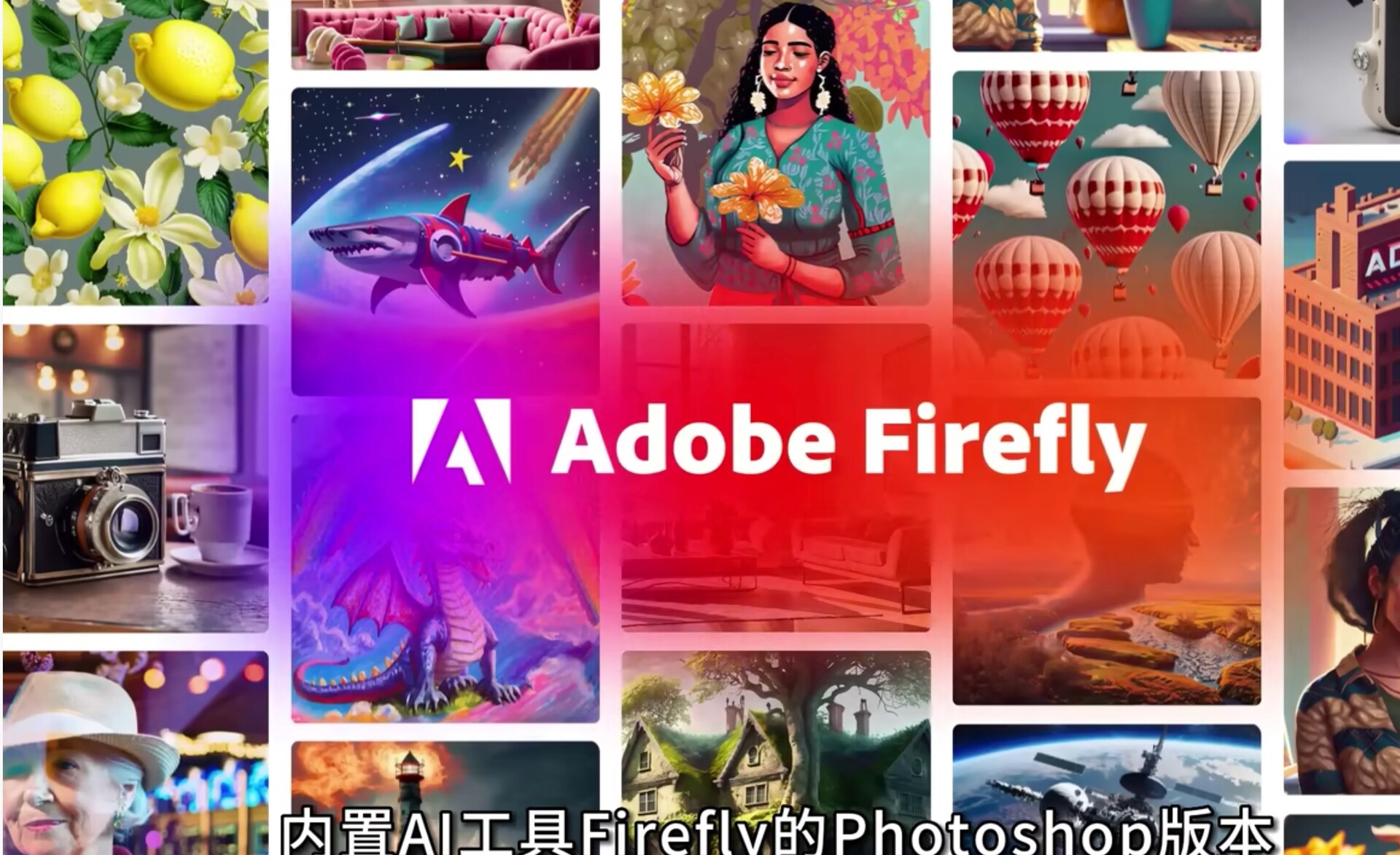 Photoshop2023(Firefly AI)Beta中文爱国版 ps ai绘图功能使用教程