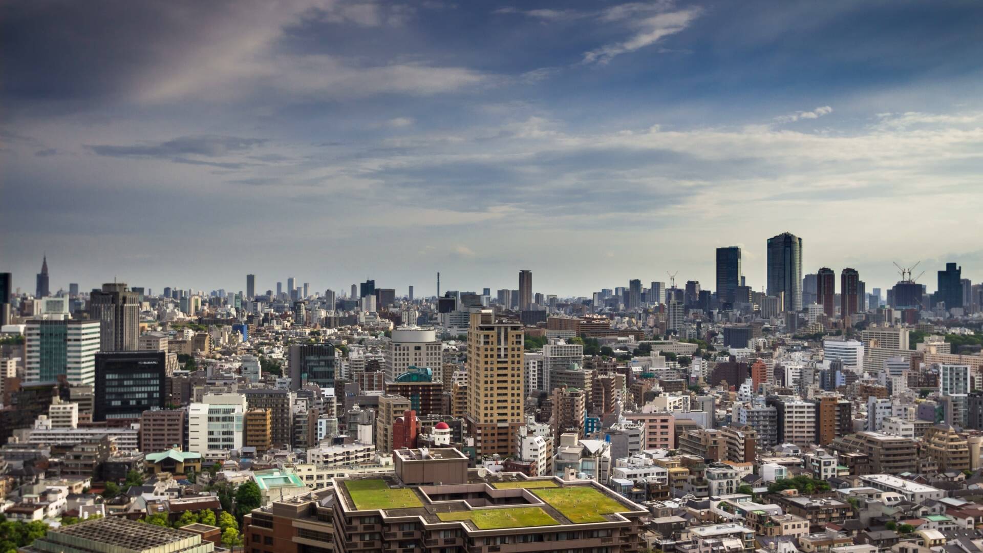 东京惠比寿城市风景高清动态桌面壁纸