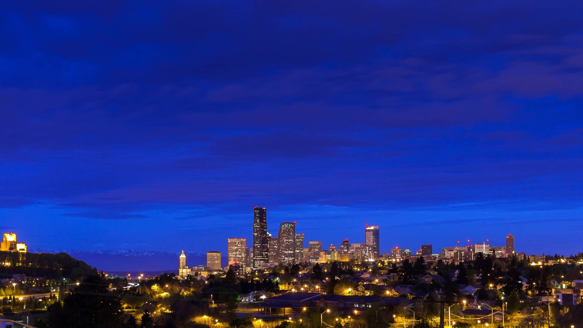 西雅图城市风光高清苹果动态壁纸