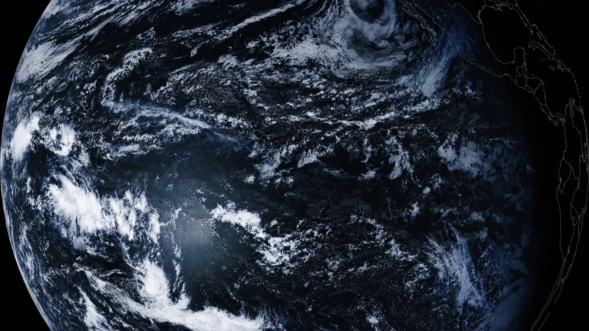 太空中的美丽地球Mac桌面动态壁纸