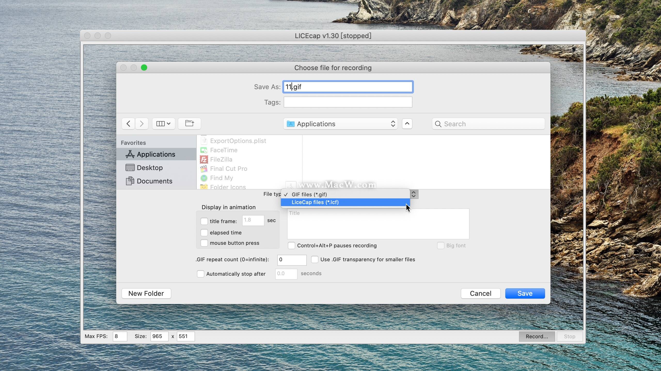 licecap for mac