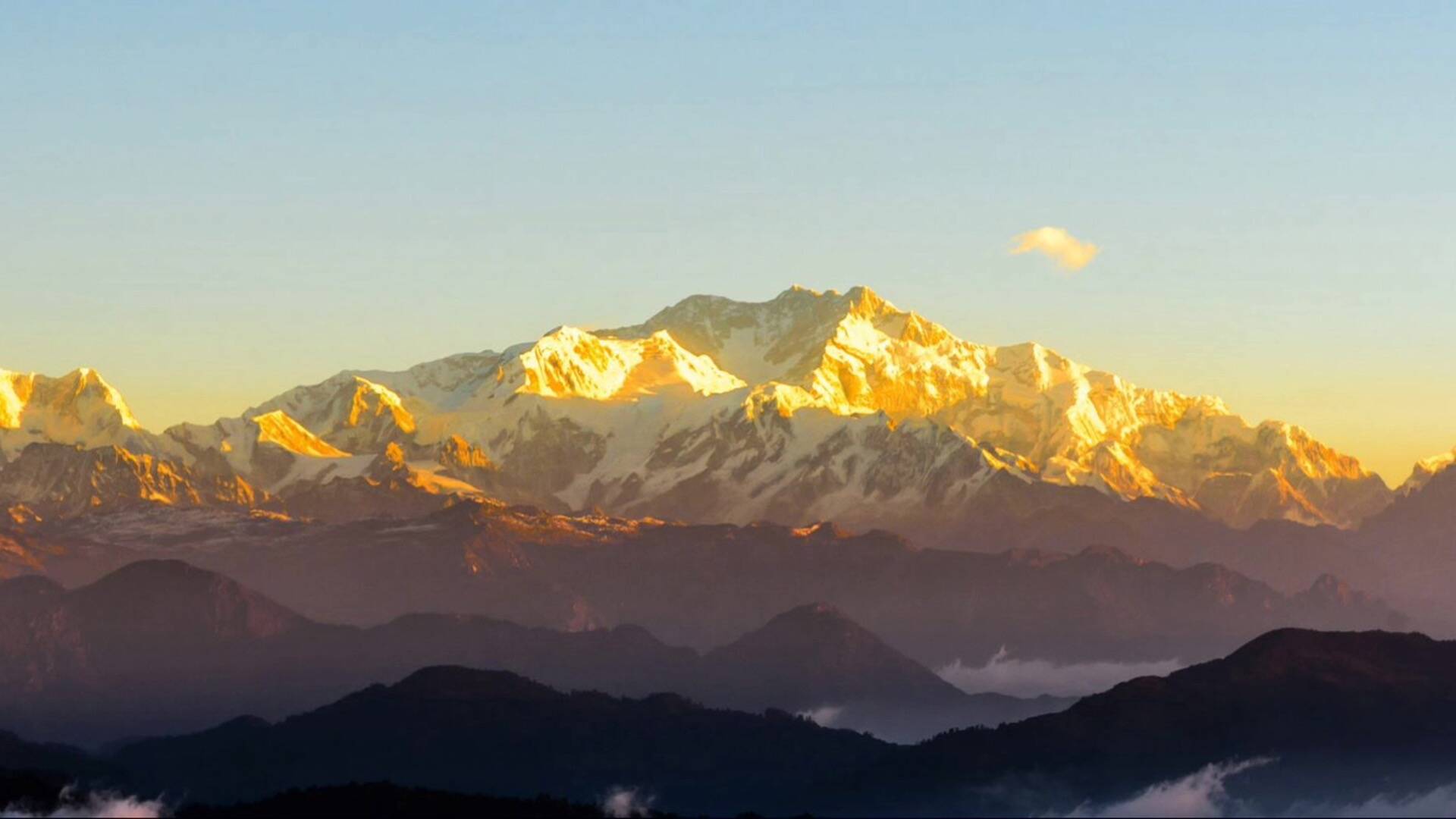 喜马拉雅山脉景观3k动态高清Mac壁纸