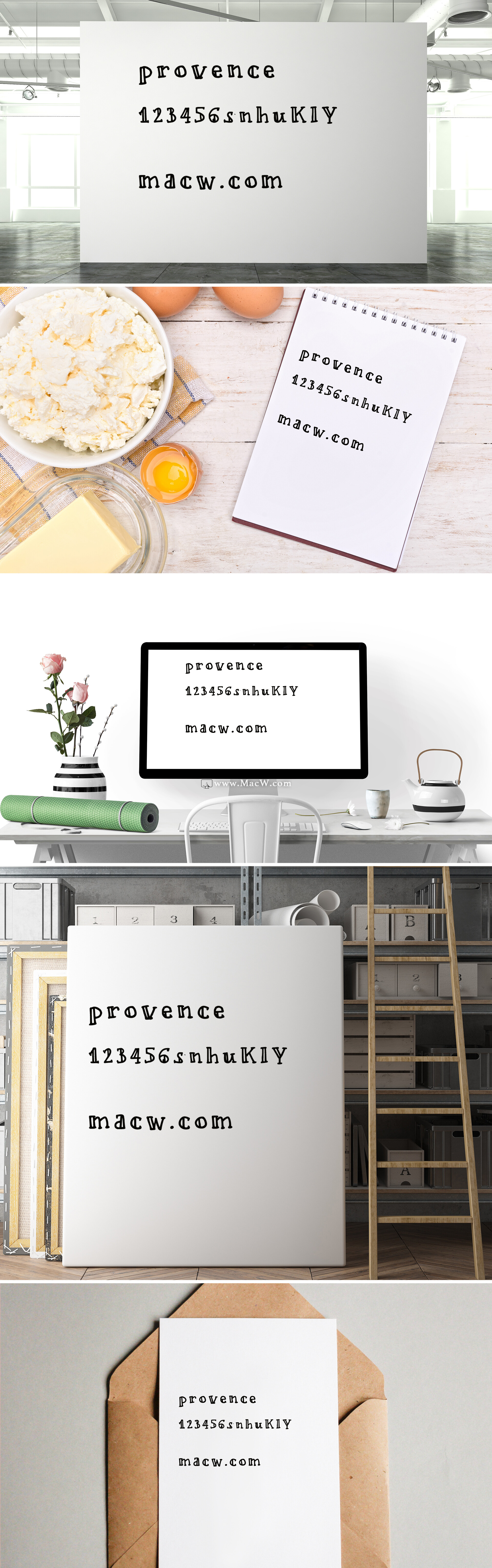 普罗旺斯复古优雅字体Vintage Font Provence