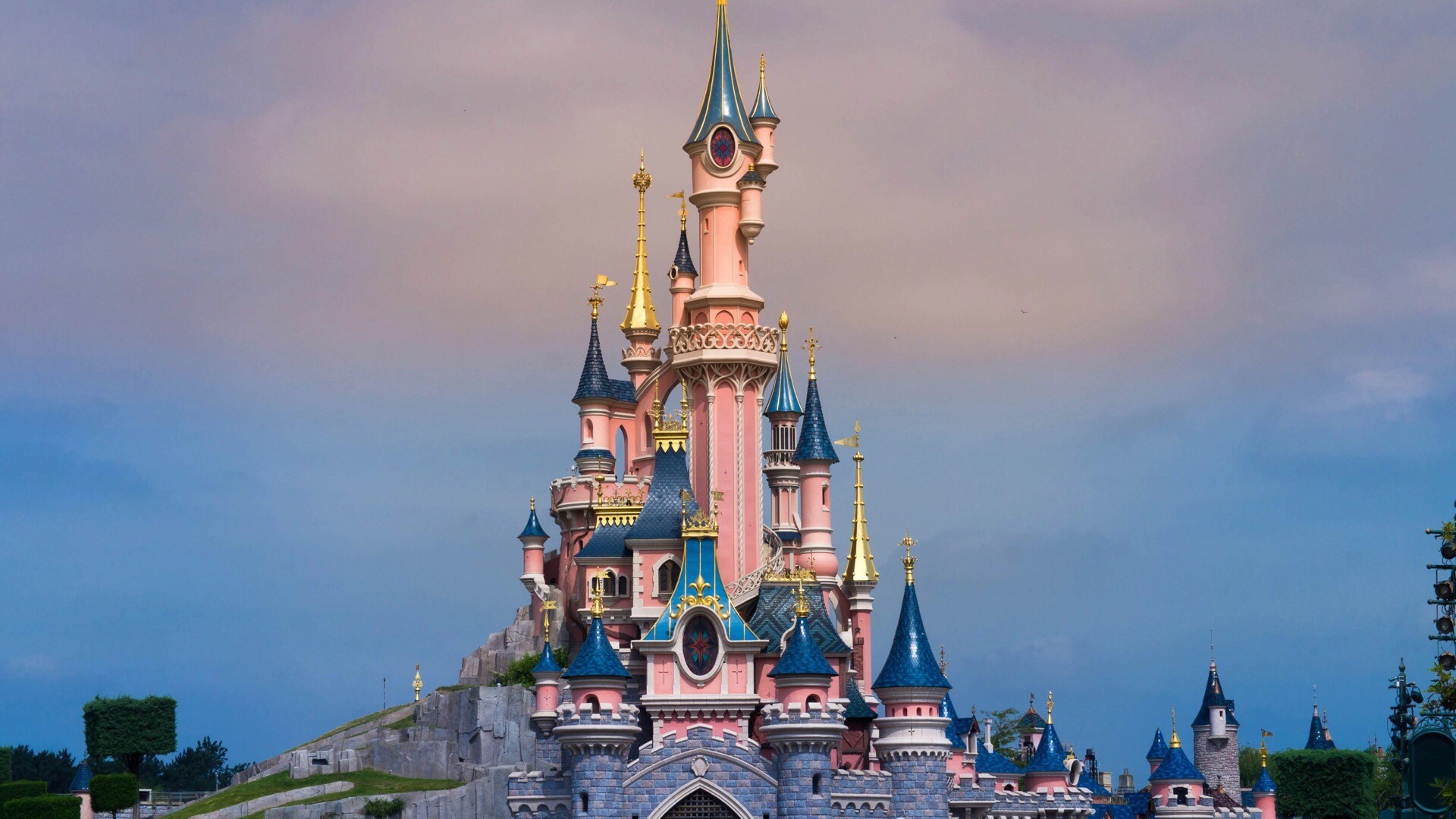 迪士尼乐园城堡动态壁纸