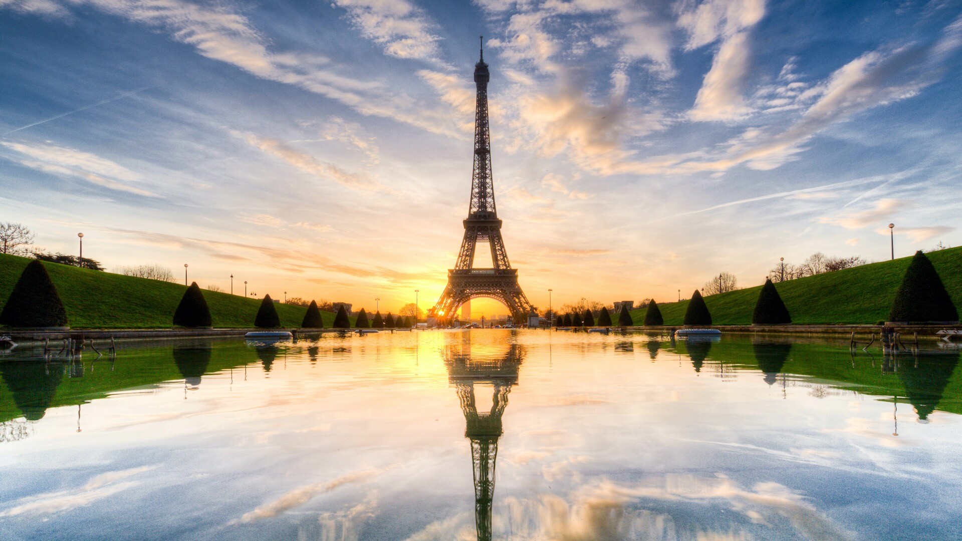 法国巴黎埃菲尔铁塔唯美浪漫桌面壁纸(一)-风景壁纸-壁纸下载-美桌网