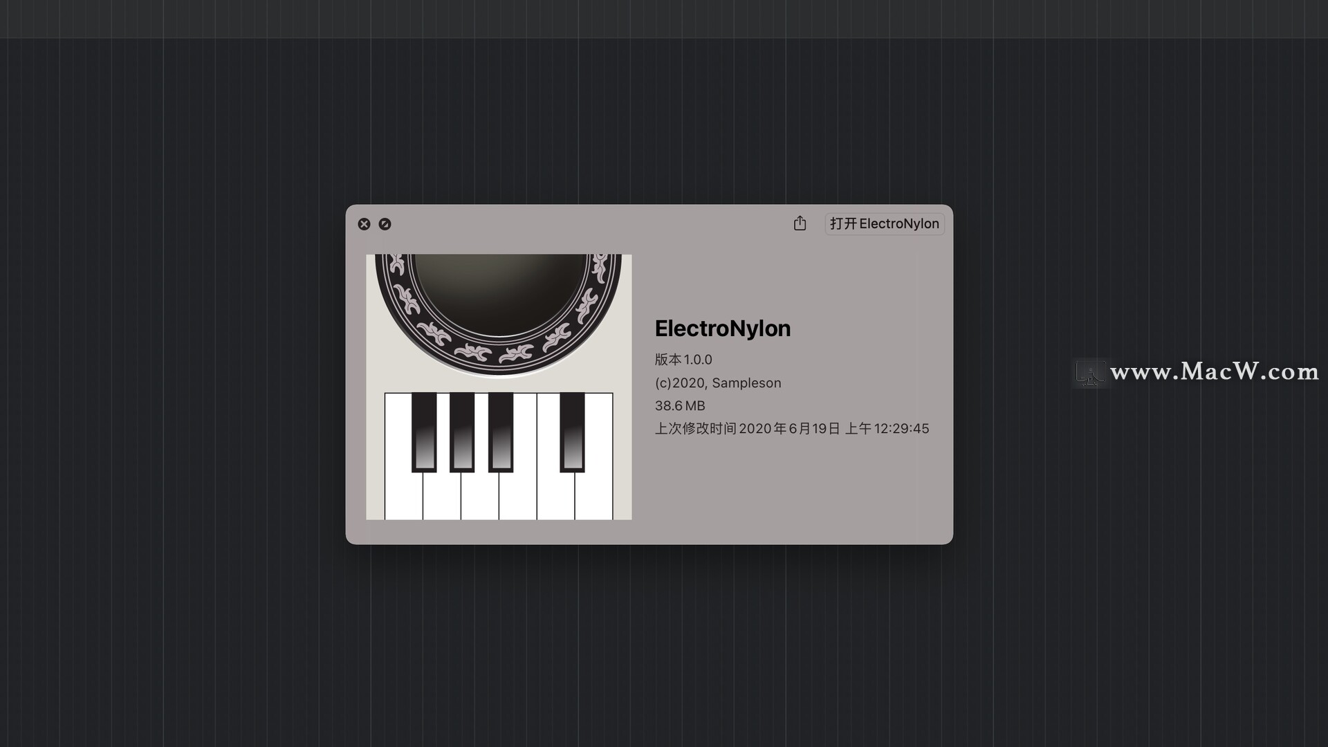 Sampleson ElectroNylon for Mac(虚拟电钢琴) 