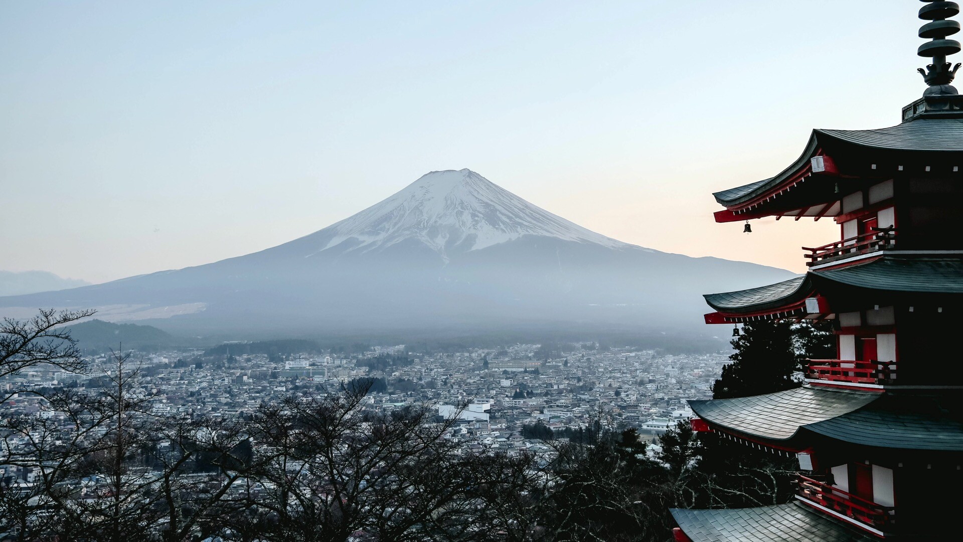 富士山风景高清动态壁纸