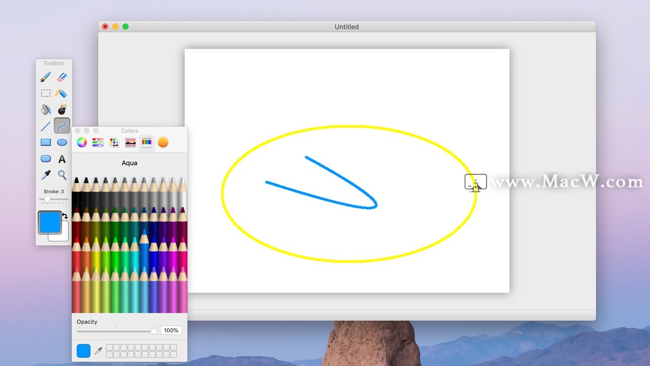 Paintbrush MacPaintbrush for Mac(绘图工具) macw下载站