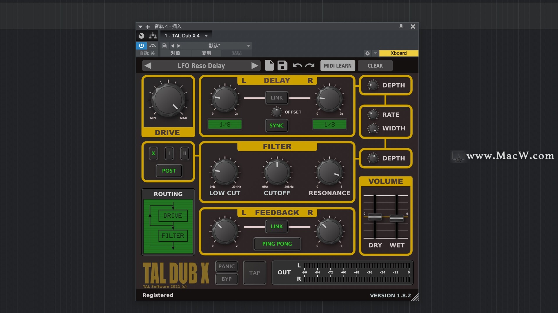 Togu Audio Line Effects Collection for Mac(音频采集转换器) 