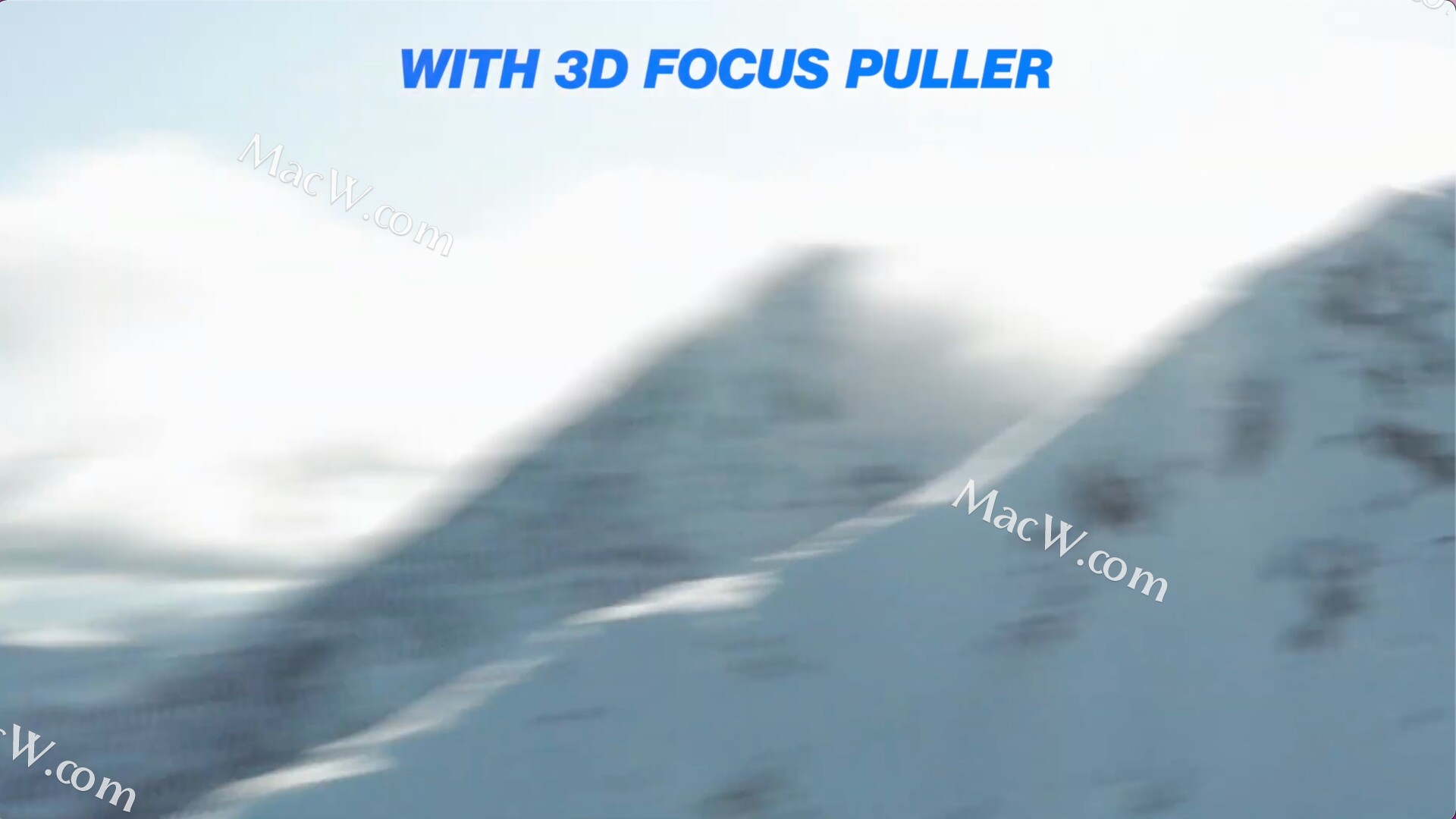 FCPX插件：3D Focus Puller(3D焦点缩放效果插件)