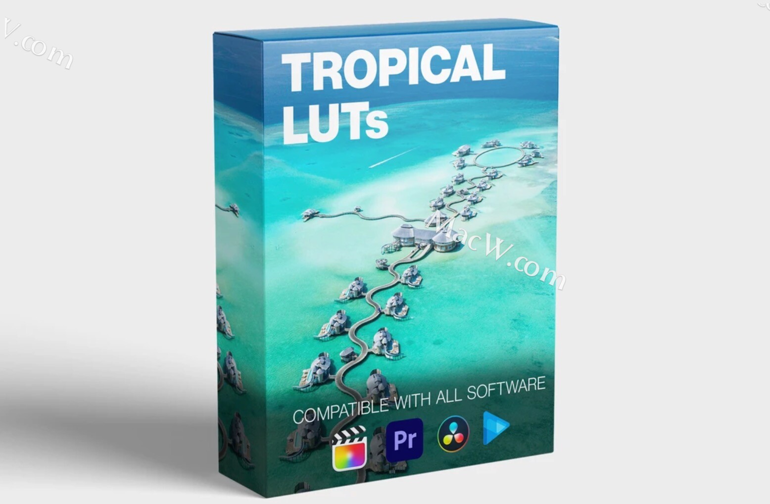 10种热带风景调色luts预设Tropical LUTs