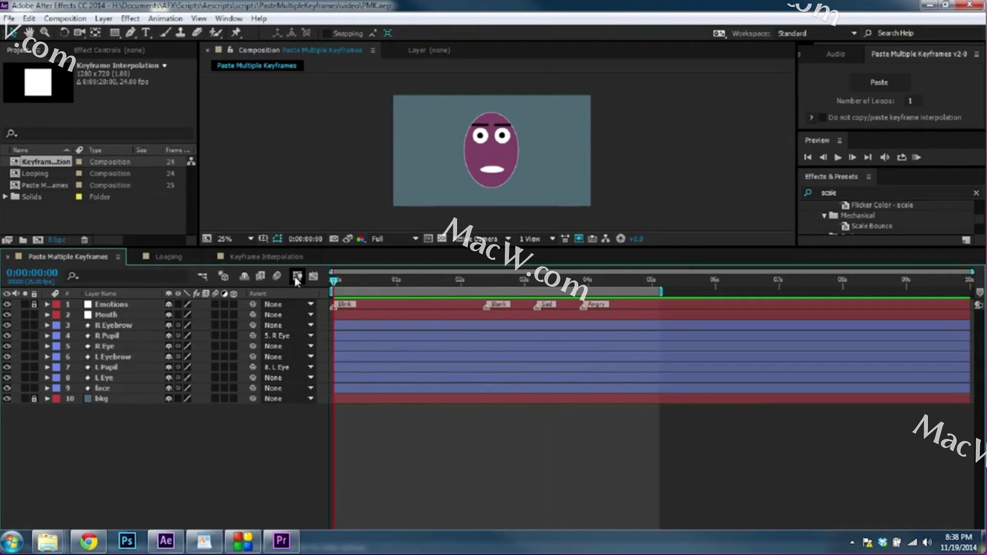 paste multiple keyframes after effects free download