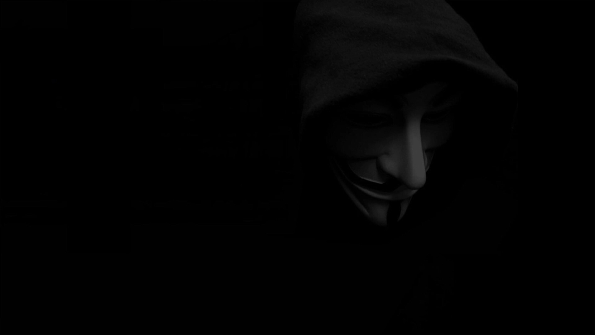 AnonymousV字面具主题壁纸
