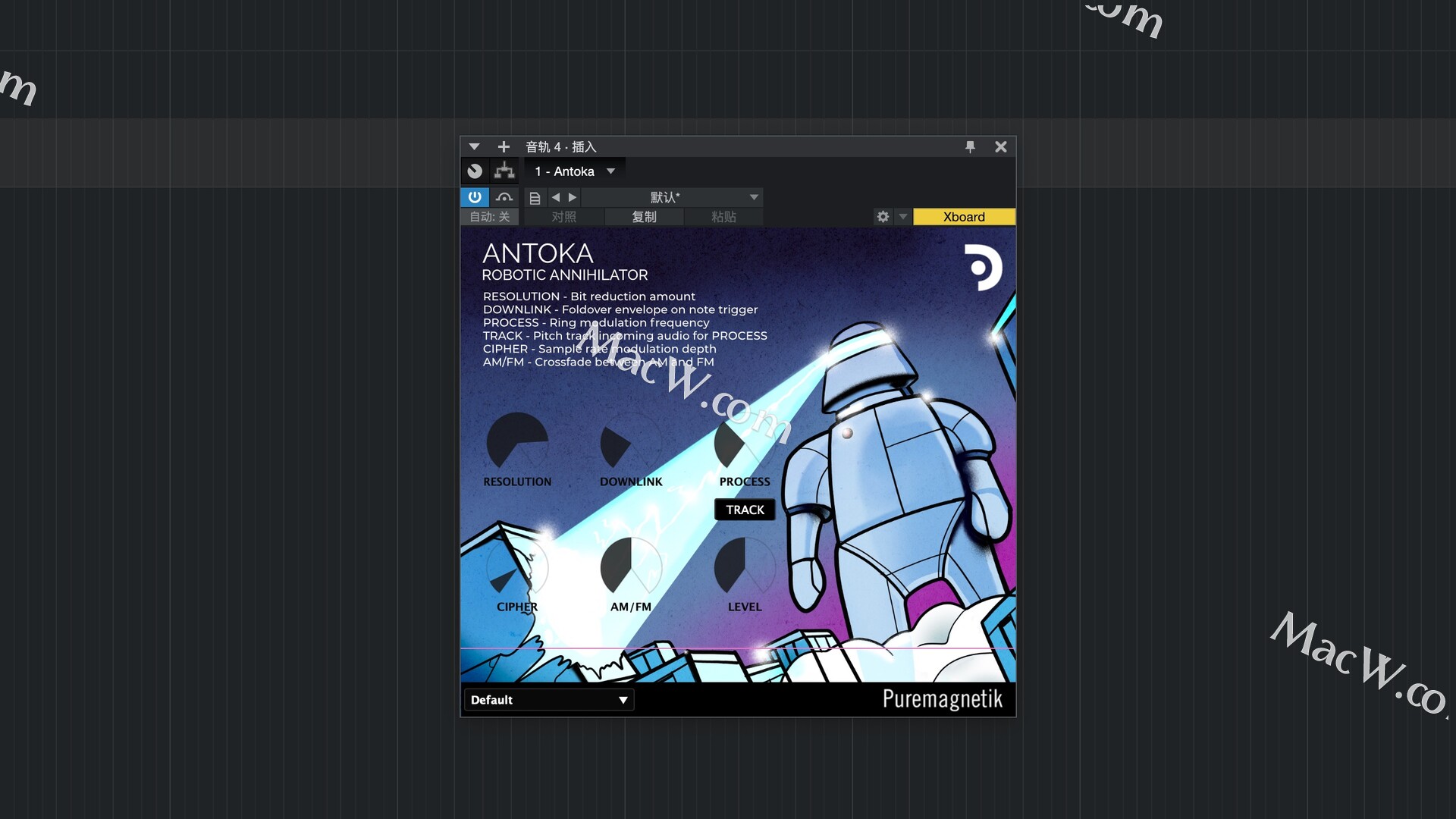 Puremagnetik Antoka for Mac(粉碎采样器插件)