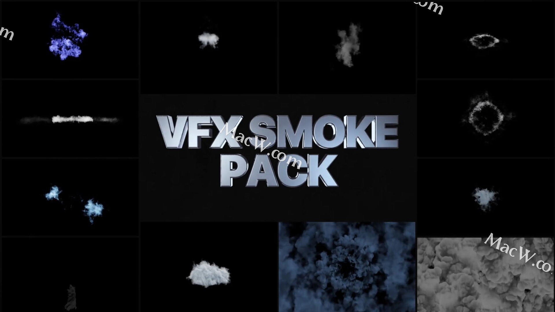 FCPX插件:彩色烟雾效果发生器VFX Smoke Pack