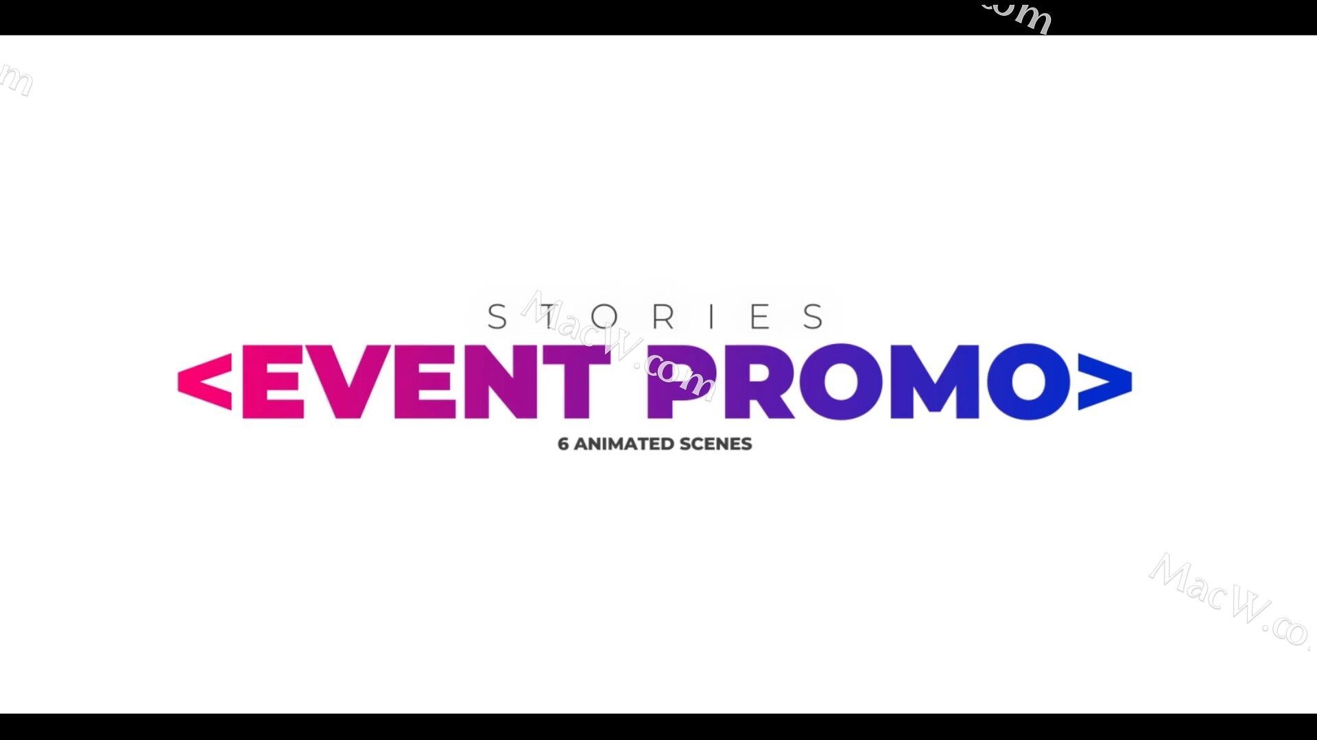 fcpx插件:故事活动动画模板Stories Event Promo