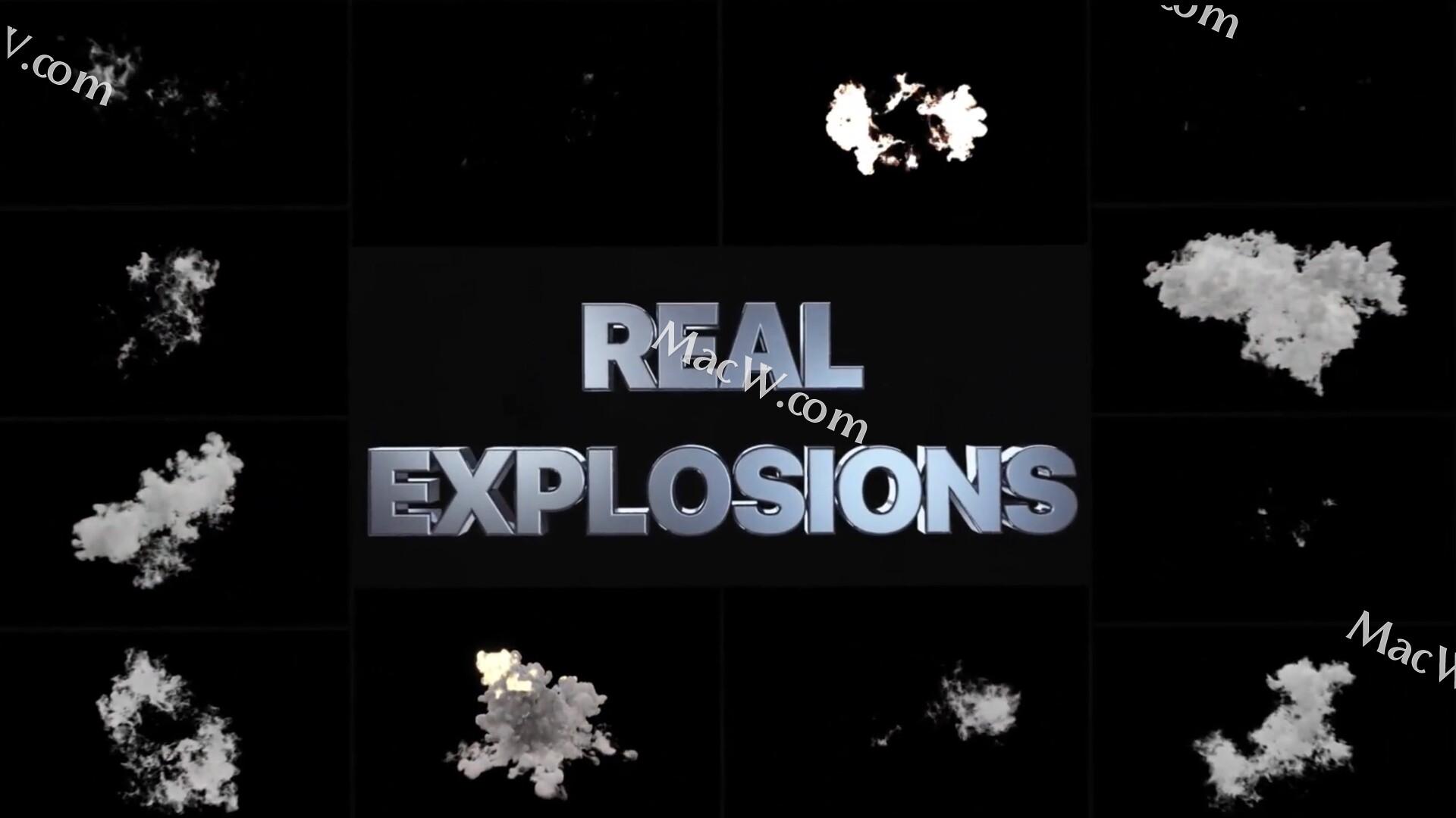 FCPX插件:12组真实火焰爆炸特效素材Real Explosions