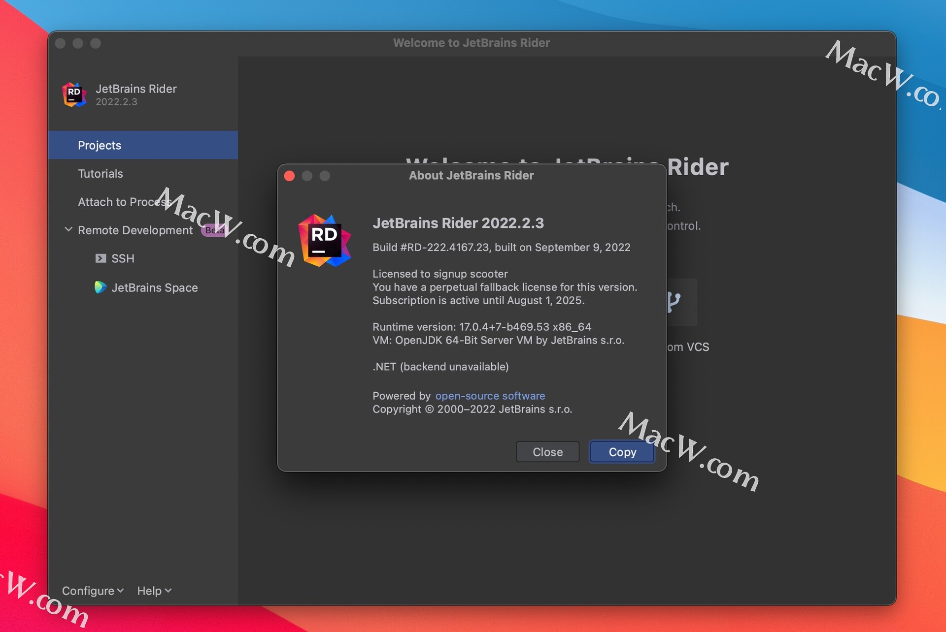 JetBrains Rider Mac下载-JetBrains Rider For Mac(跨平台.NET IDE集成开发)- Macw下载站