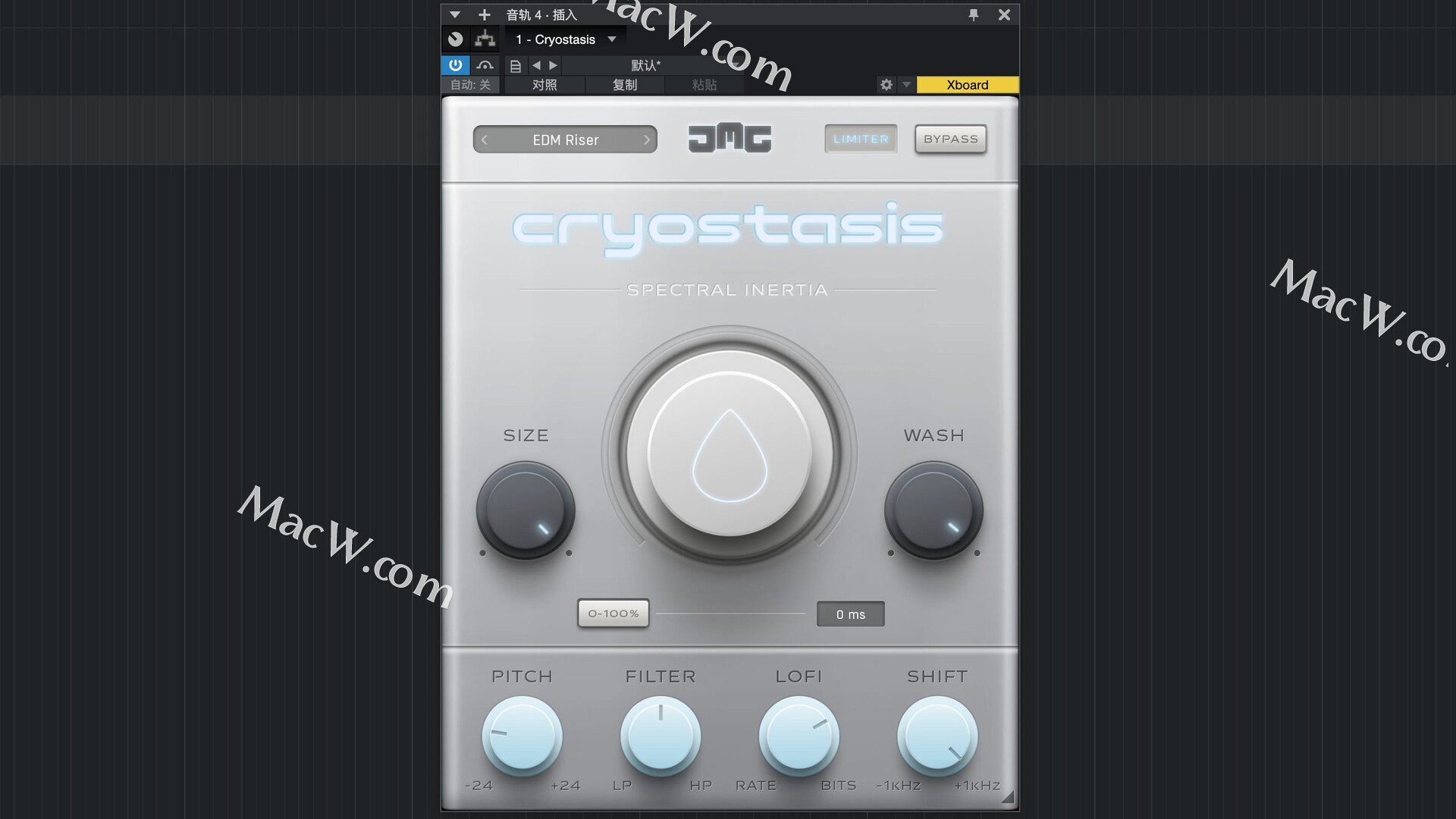 JMG Sound Cryostasis for Mac(频谱惯性效应插件)