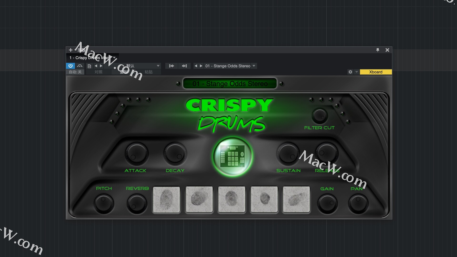 Modern Producers Crispy Drums VST for Mac(虚拟鼓声乐器) 