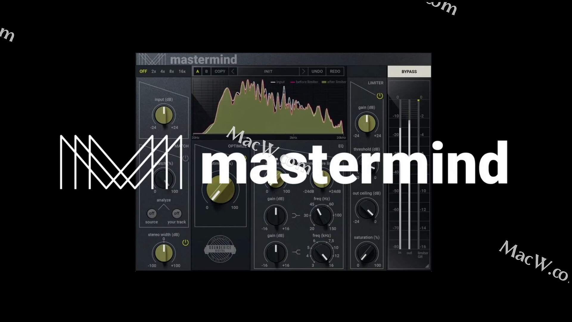 Soundevice Digital Mastermind for mac( 母带处理器插件)