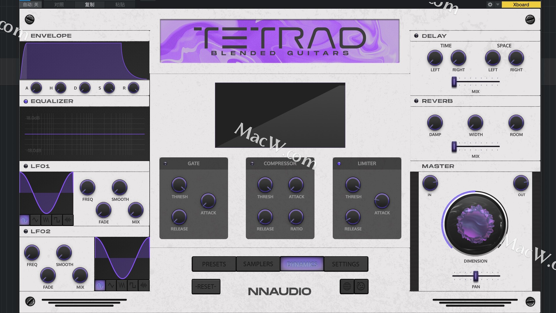 New Nation Tetrad Blended Rompler Bundle for Mac(数字声音模拟插件) 