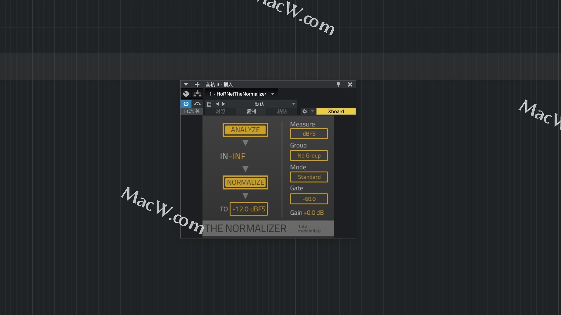 HoRNet TheNormalizer for Mac(自动增益调平插件) 