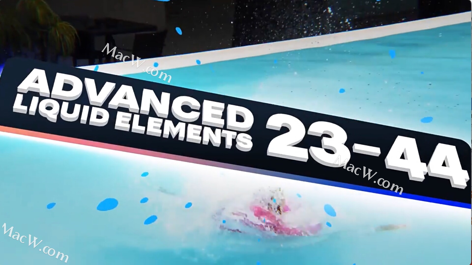 fcpx插件:70个二维丝滑动漫卡通流体液体元素MG动画 Advanced Liquid Elements