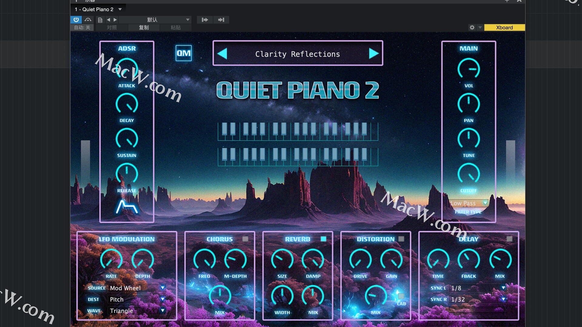 Quiet Music QUIET PIANO 2 for Mac(多功能虚拟乐器)