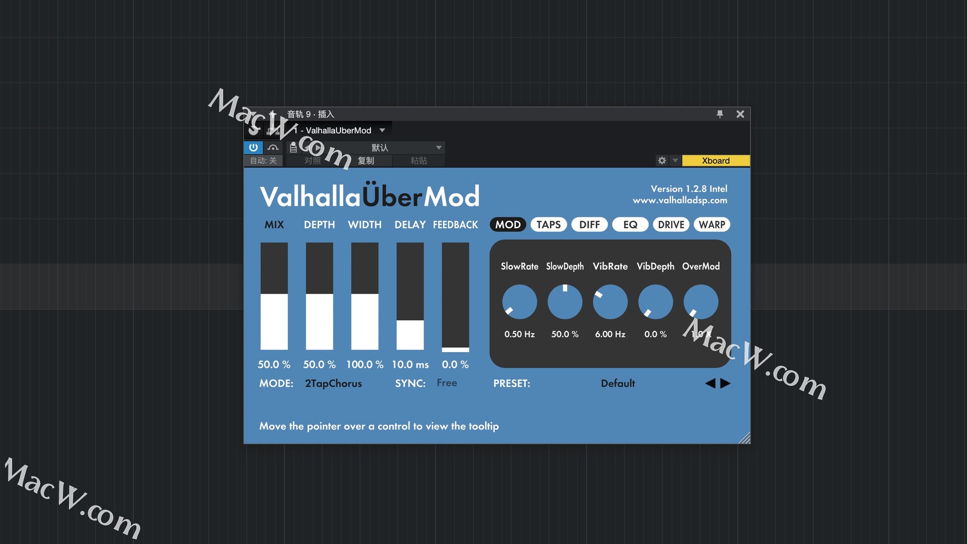 ValhallaDSP Bundle for Mac(ValhallaDSP插件合集)