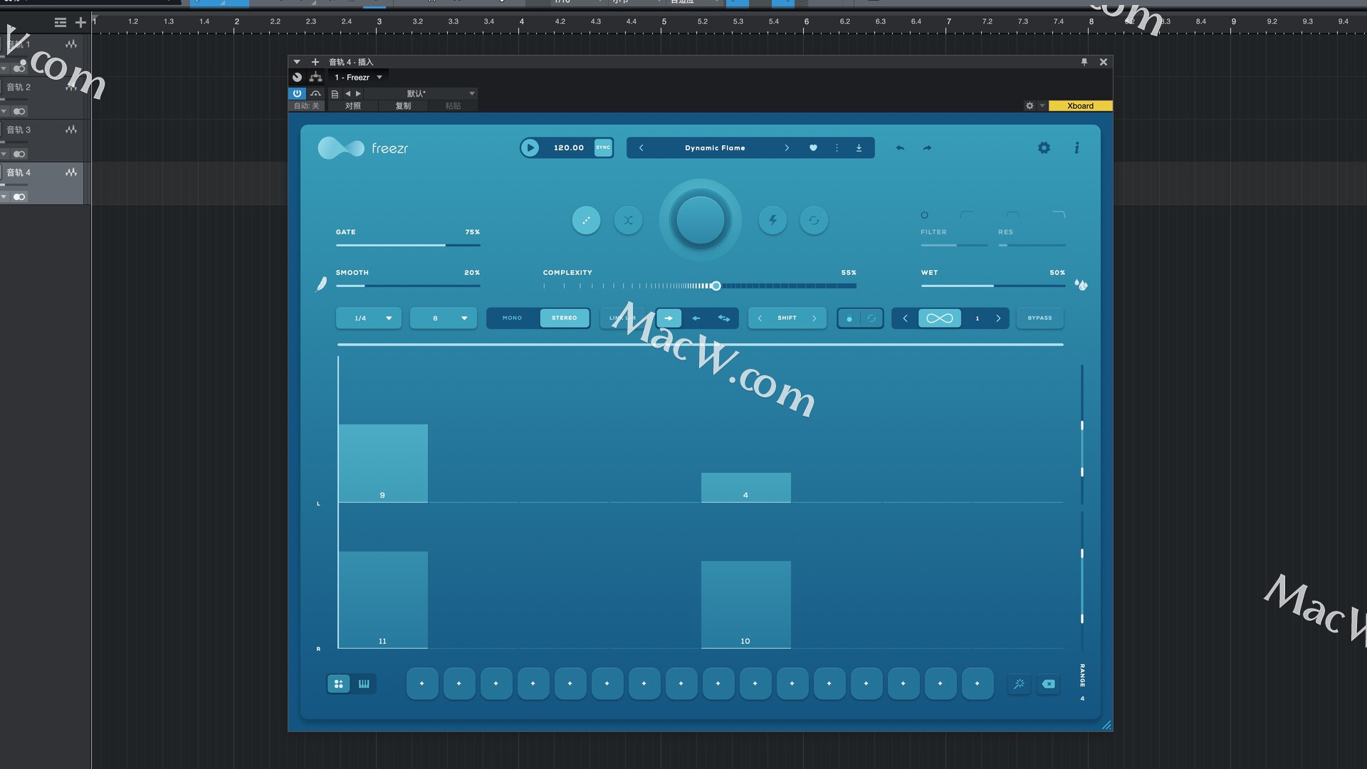 Audiomodern Freezr for Mac(增压冷冻定序器)
